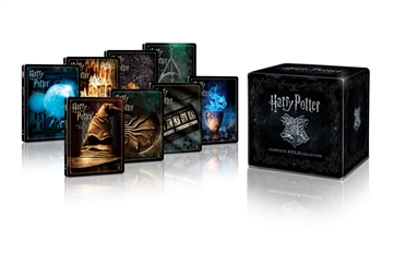 Harry Potter Komplet 1-8 film - 4K Ultra HD + Blu-Ray Steelbook